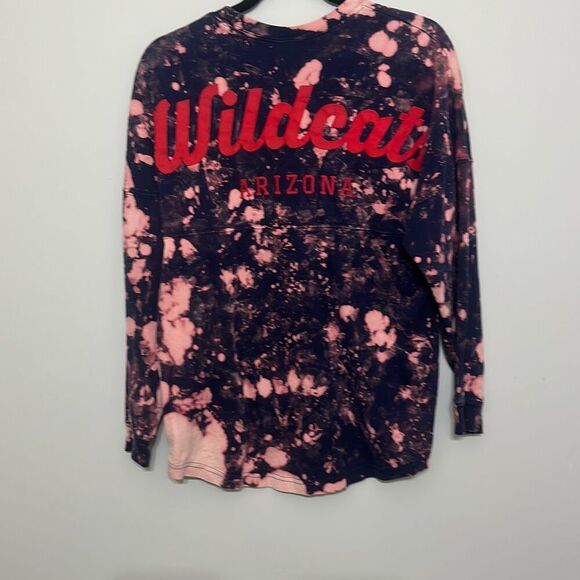 KA Knights Apparel Women’s Wildcats Arizona Acid Wash Long Sleeve T-Shirt Small‎ - Picture 10 of 12